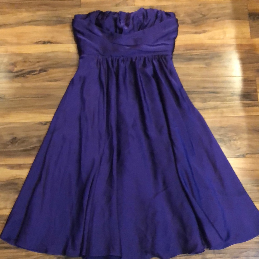 The Limited Flirty satin strapless party dress 😈